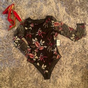Floral bodysuit